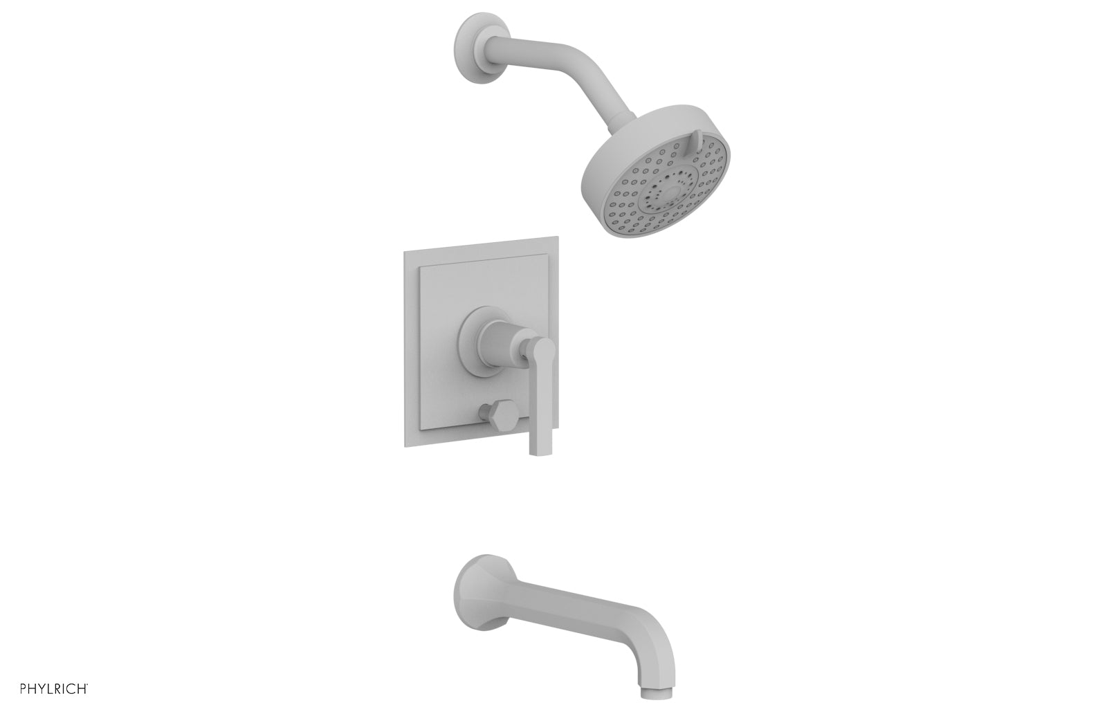 HEX MODERN Pressure Balance Tub and Shower Faucet Set 501 27 - Perfect for Modern Bathroom Renovations and Spa-Like Shower Experiences