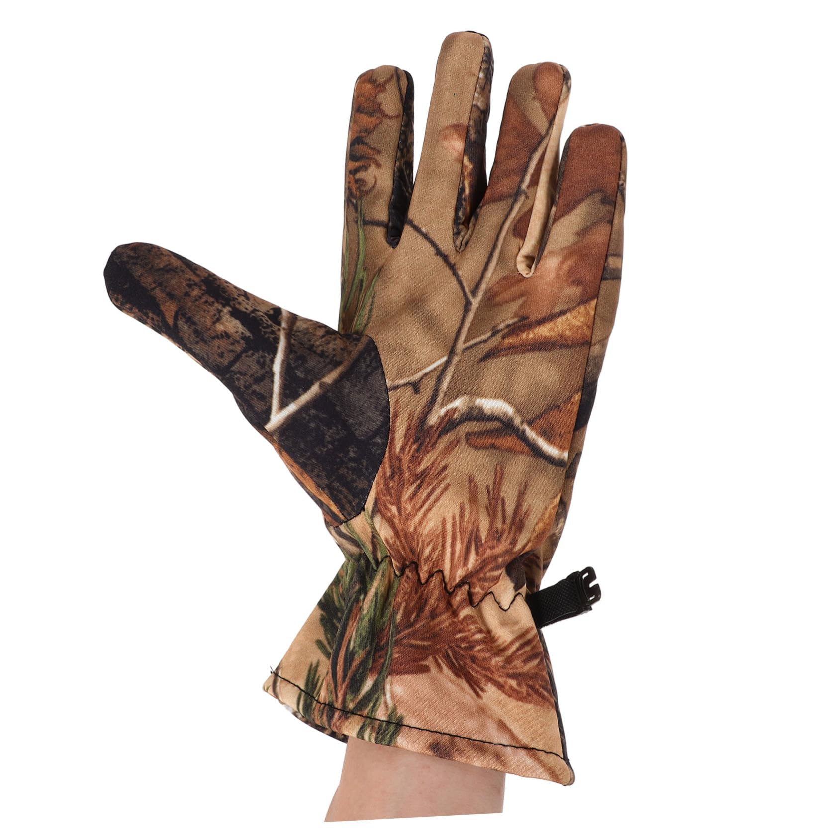 BELLIFFY Camo Polar Fleece Hunting Gloves - Winter Sports, Riding & Ski Gloves for Men & Women - Warm Outdoor Gear for Hunting, Skiing, Snowboarding & Cold Weather Activities