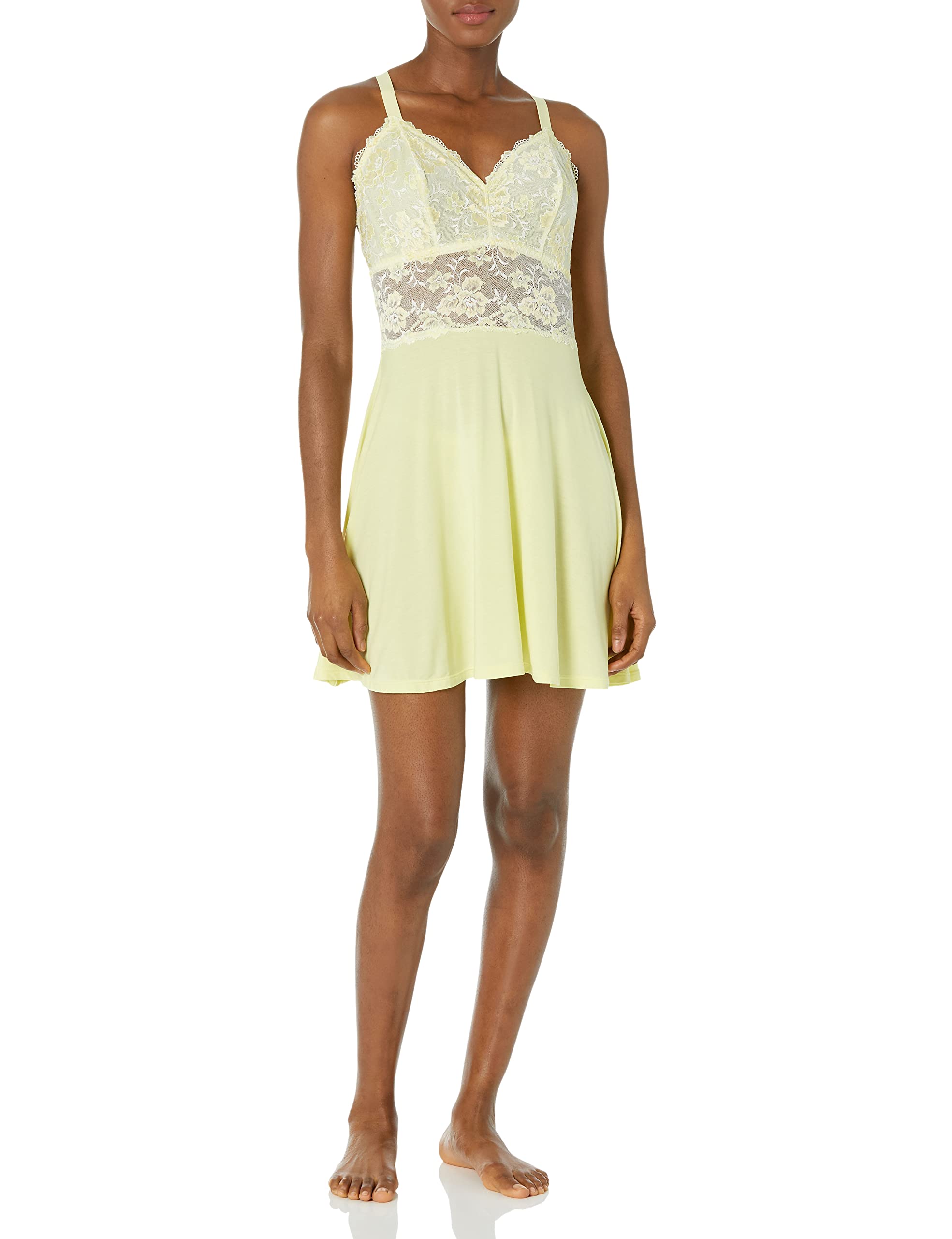 Cosabella Women's Savona Curvy Chemise & G-String Lingerie Set - Sexy Lace Underwear for Date Night & Special Occasions