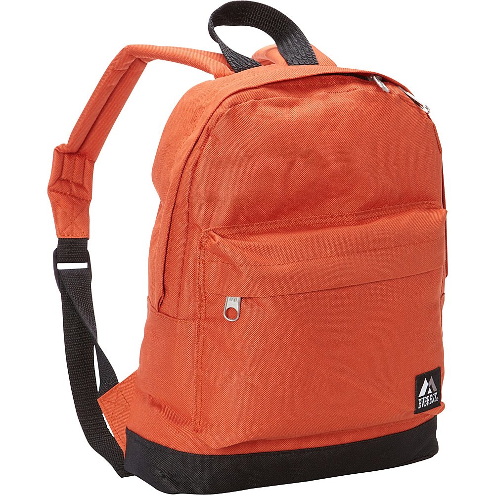 Everest Small Backpack for Hiking & Travel - Rustic Orange Outdoor Daypack - Lightweight Compact Backpack for Men & Women - Perfect for Camping, School & Daily Use