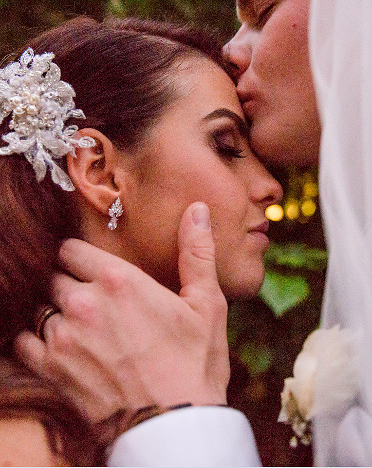 Elegant Bridal Earrings by Stephanie Browne - Queenie Collection | Perfect for Weddings, Prom & Special Occasions