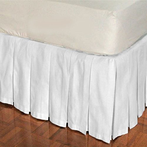 Premium 500 TC Egyptian Cotton Unisex Baby Crib Bedding Set with Multi-Pleated Skirt - Soft & Breathable White Nursery Essentials for Newborns & Toddlers - Perfect for Cribs, Bassinets & Baby Showers