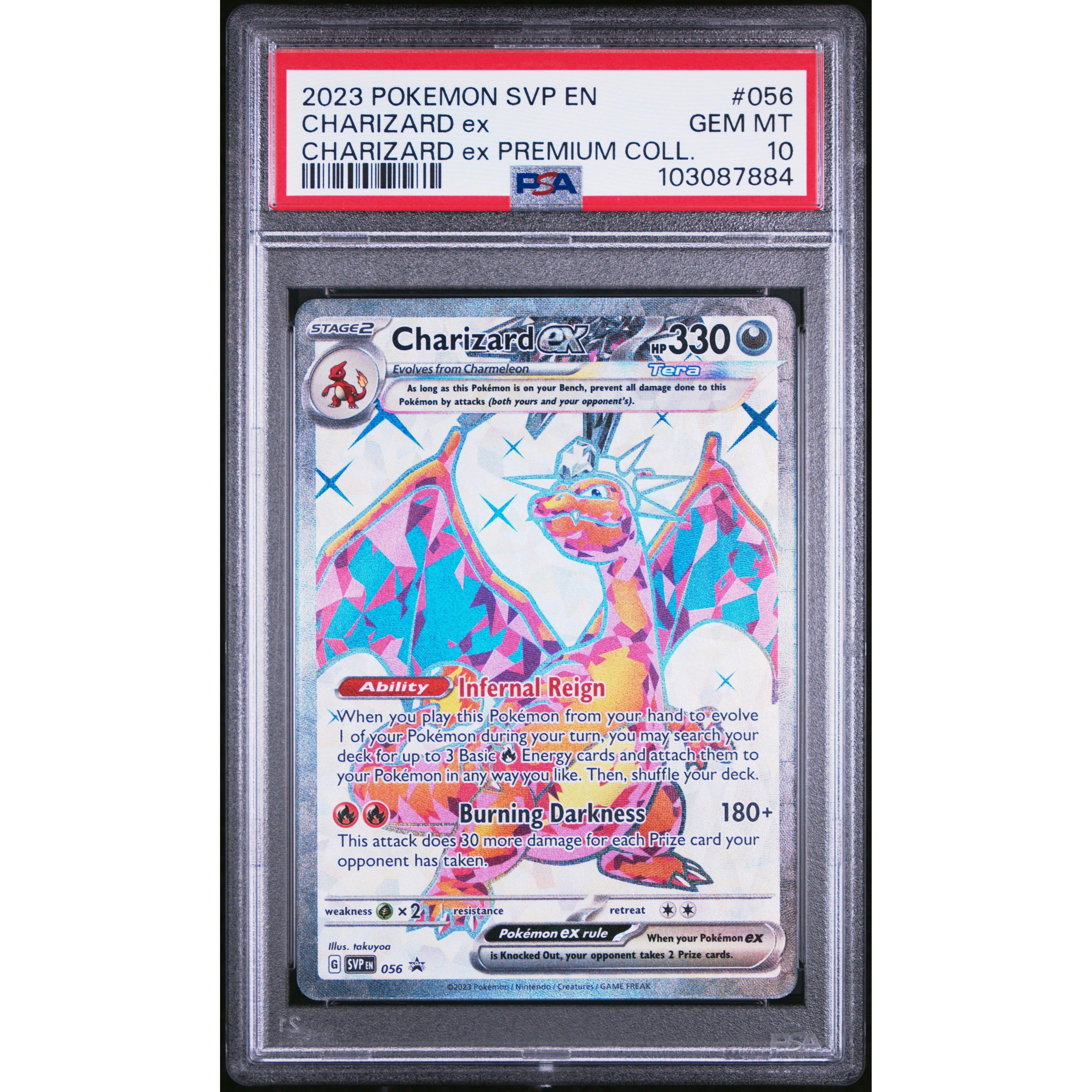 2029 Pokemon Scarlet Violet Promo Charizard EX SVP056 PSA 10 Graded Card - Rare Collectible Trading Card for Pokemon TCG Players & Investors (Ideal for Display, Gaming & Investment Portfolio)