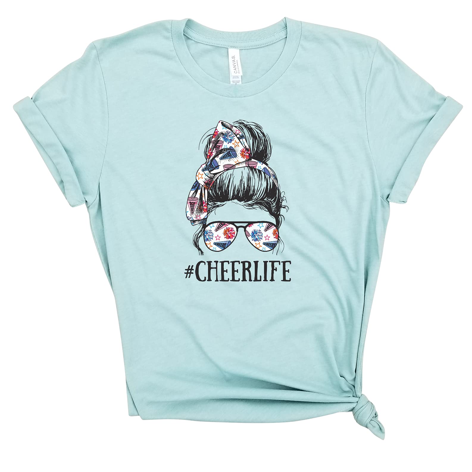 Cheer Life - Custom Cheerleading T-Shirts for Moms & Coaches | Cheerleader Love & Life Apparel | Perfect for Games, Competitions & Team Spirit