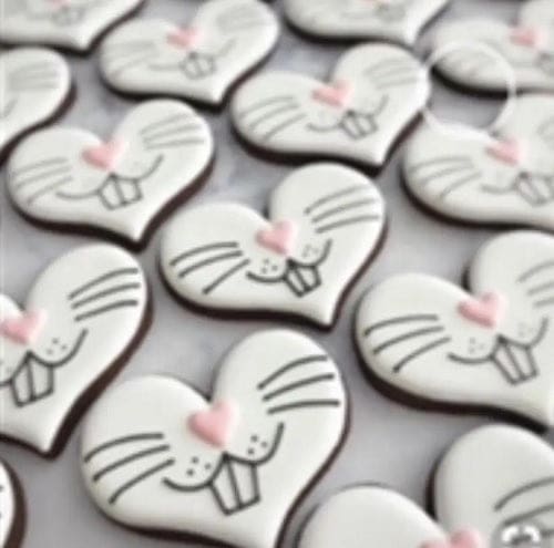 Bunny Face Shaped Dog Cookies - Healthy & Delicious Treats for Dogs - Perfect for Easter, Training Rewards & Special Occasions