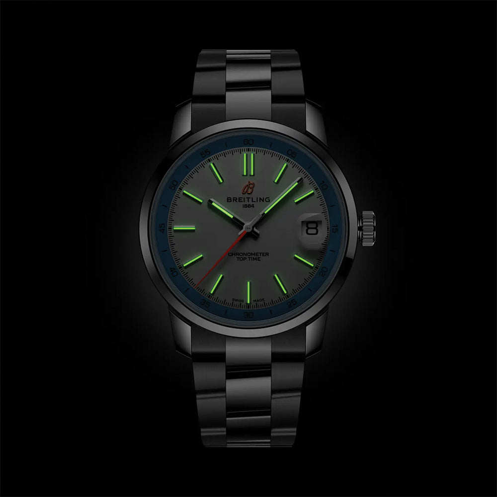 Top Time B31 38mm White Dial Stainless Steel Bracelet Watch - Perfect for Business, Casual & Formal Occasions