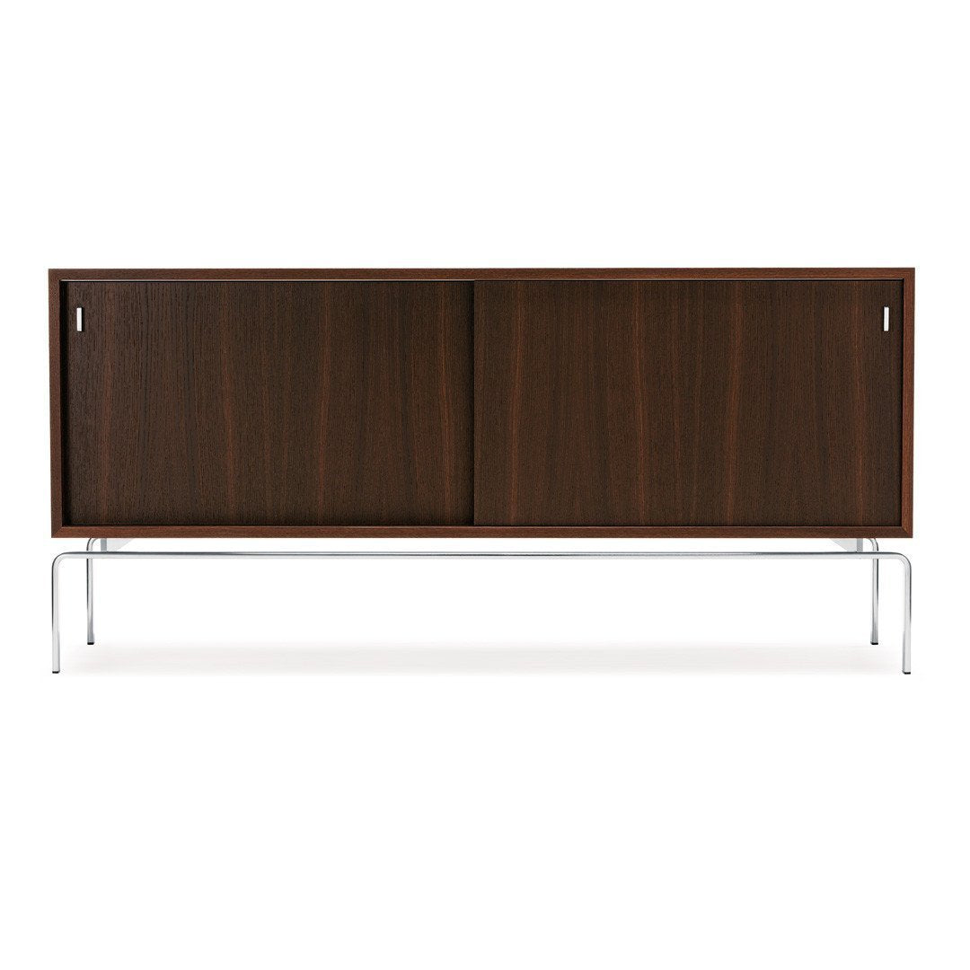 FK 100 Sideboard - Modern Buffet Cabinet with 2 Doors & 4 Drawers, Solid Wood Dining Room Storage Furniture for Living Room, Kitchen, Entryway - Perfect for Home Organization & Stylish Decor