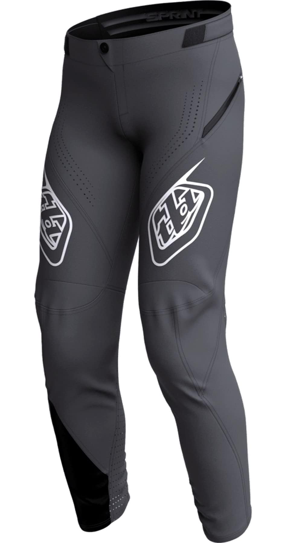 Troy Lee Designs Youth Sprint Mono Charcoal Pants - Size 18 for Kids | Durable Motocross Riding Pants for Boys & Girls | Perfect for Dirt Bike Racing & Off-Road Adventures