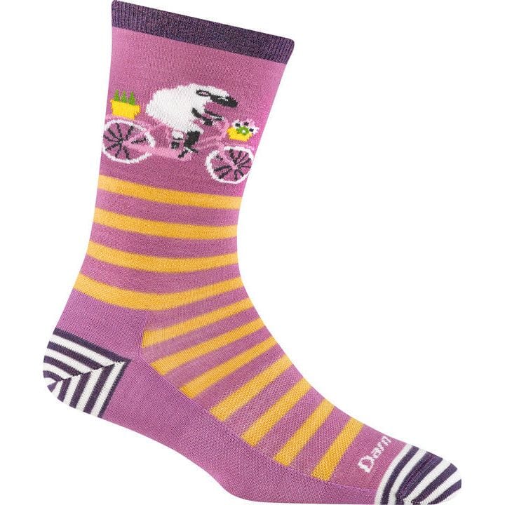 Darn Tough Animal Haus Crew Lightweight Lifestyle Socks for Women - Comfortable & Durable Hiking, Running & Everyday Wear