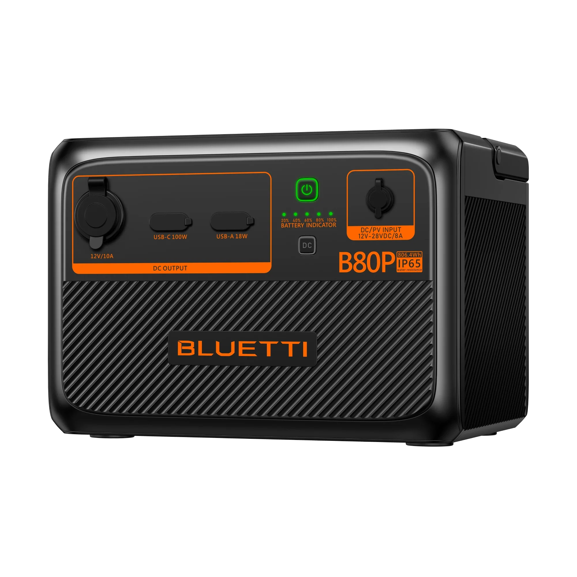 BLUETTI B80P 806Wh Portable Power Station | Solar Generator Backup Battery for Camping, RV, Emergencies & Off-Grid Living