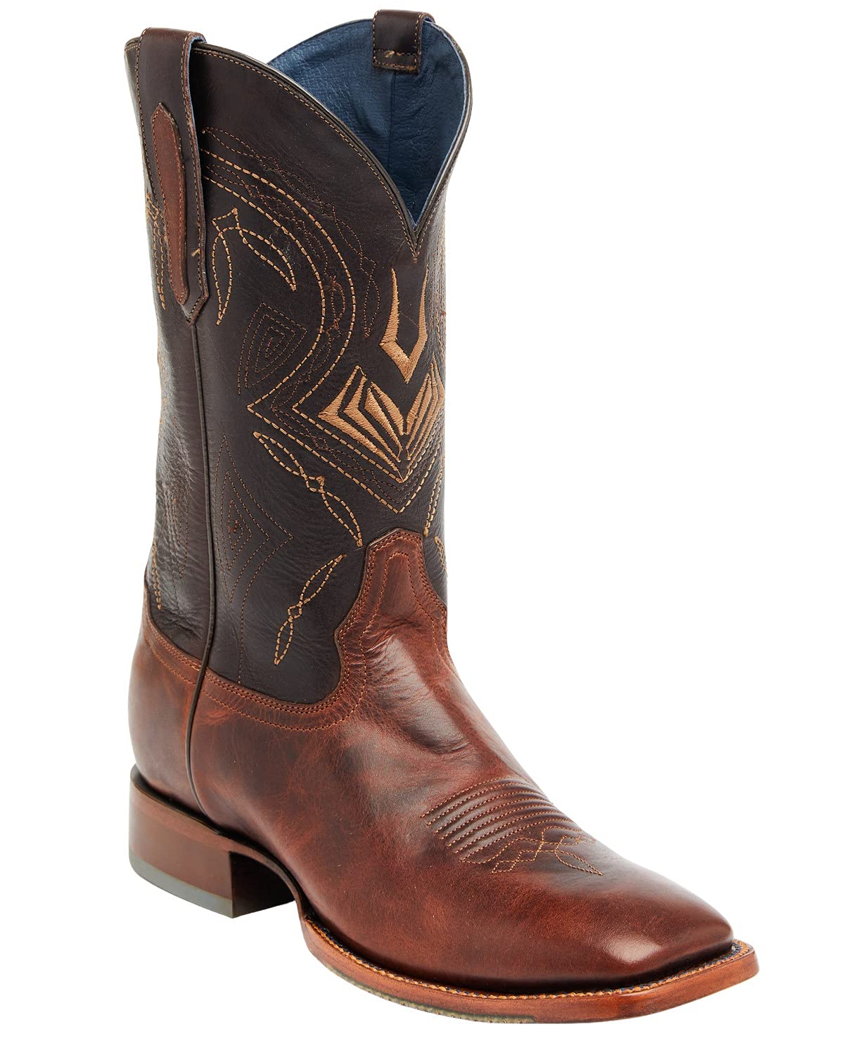 Cody James Men's Honey Western Boots - Wide Square Toe Cowboy Boots for Men | Comfortable & Durable Riding Boots for Country, Rodeo & Casual Wear