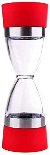 Premium 2-in-1 Manual Pepper Mill and Salt Grinder Set - Hourglass Design Spice Mill for Freshly Ground Pepper & Salt - Durable Kitchen Tools & Cooking Gadgets - Perfect for Home Cooking, Restaurants, and Gourmet Meal Preparation