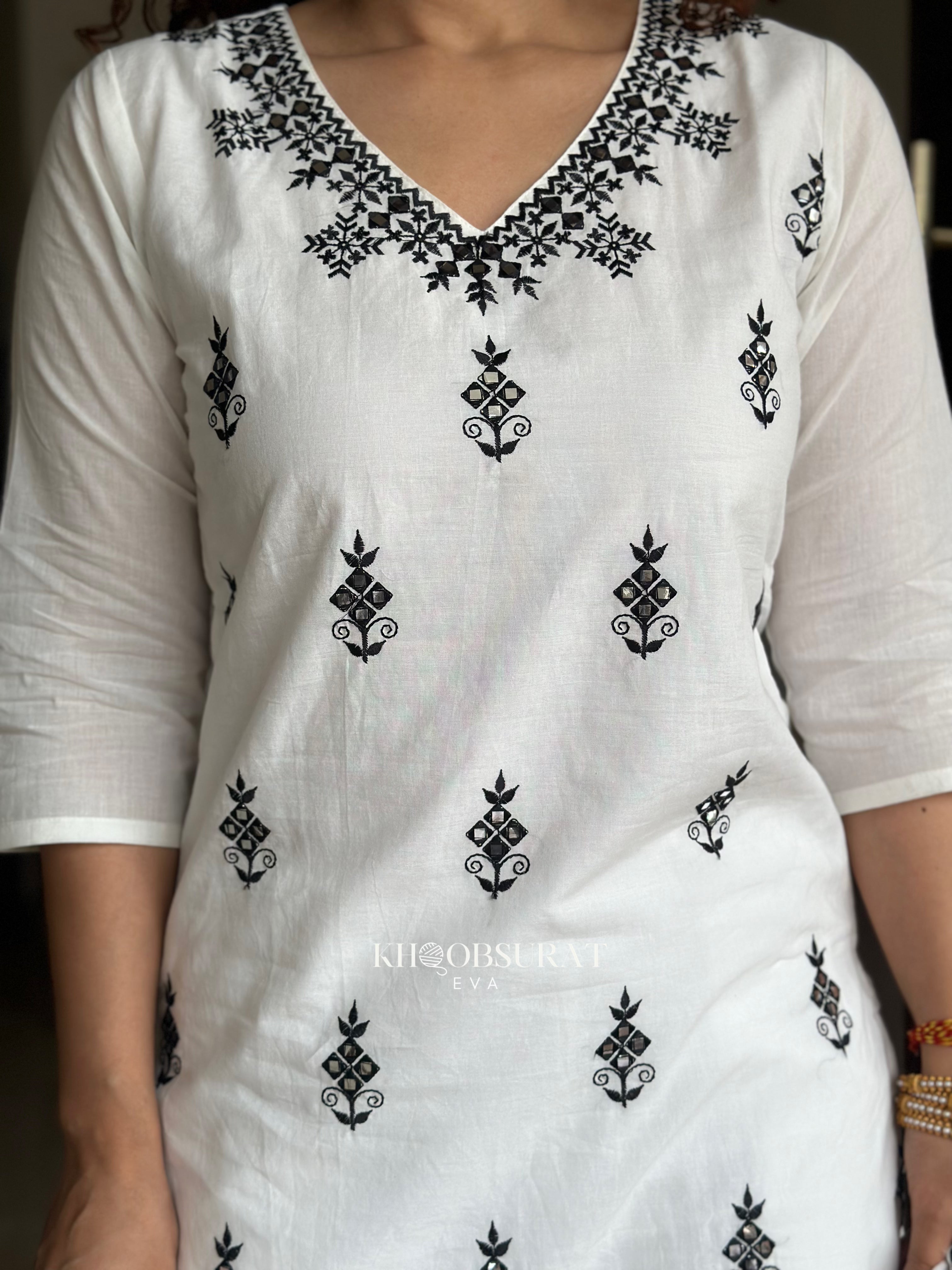 Biba White Kurta Suit Sets for Women | Elegant Indian Ethnic Wear | Perfect for Festivals, Weddings & Casual Outings