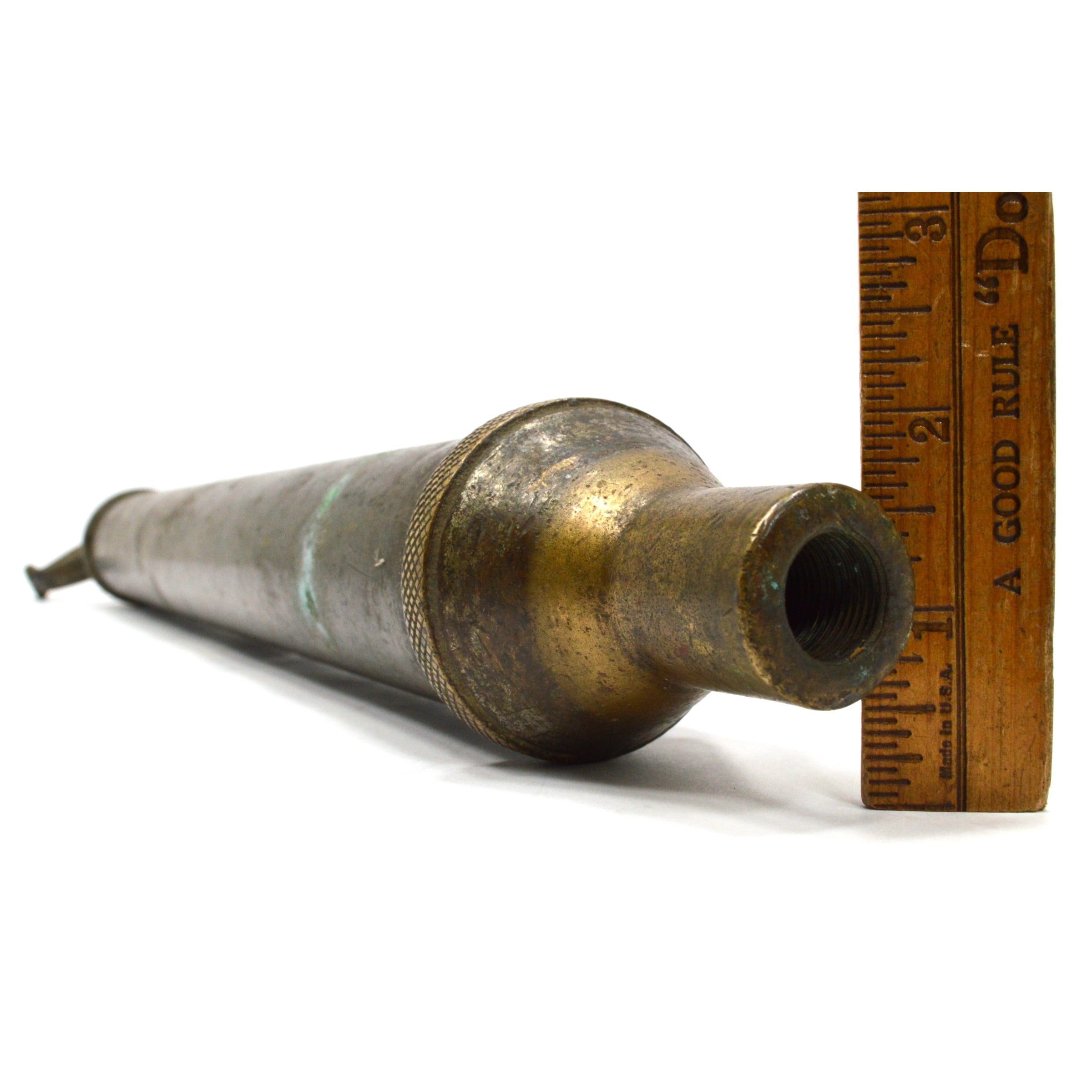 Vintage Brass Plumbing Pump Tool by F.W. Hoffman & Co Philadelphia - Antique Plumber's Essential for Restoration Projects & DIY Home Repairs