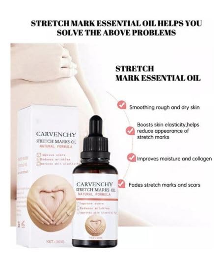 67 Stores Women's Moisturizing Body Skin Care Oil for Pregnancy & Postpartum - Stretch Mark Repair Oil, 30ml | Hydrating Treatment for Dry Skin, Anti-Itch & Scar Reduction - Perfect for Maternity Care & Post-Delivery Recovery