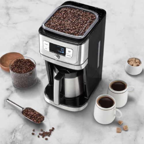 Refurbished CUISINART DGB-850 Burr Grind N' Brew 10-Cup Coffee Maker with Warranty - Perfect for Home, Office & Coffee Enthusiasts