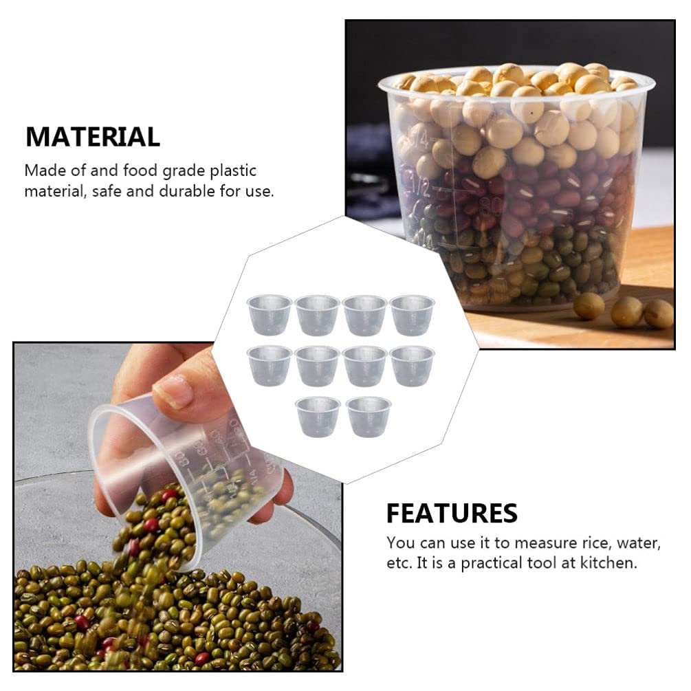 **30-Piece Translucent Measuring Cup Set for Baking, Cooking & Rice Cooker - Graduated Beakers, Specimen Cups & Measuring Pitcher - Essential Kitchen Tools for Precise Measuring**    *(Perfect for Baking, Meal Prep, Lab Use & Home Cooking Accessories)*