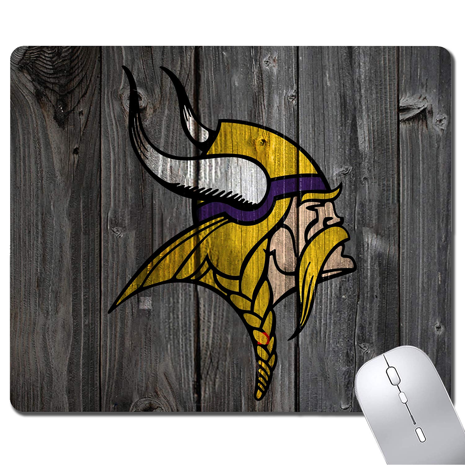 Premium Wood Grain Design Non-Slip Gaming Mouse Pad - Large Computer Desk Mat with Rubber Base for PC/Laptop - Perfect for Office Work, Gaming & Home Office Setup