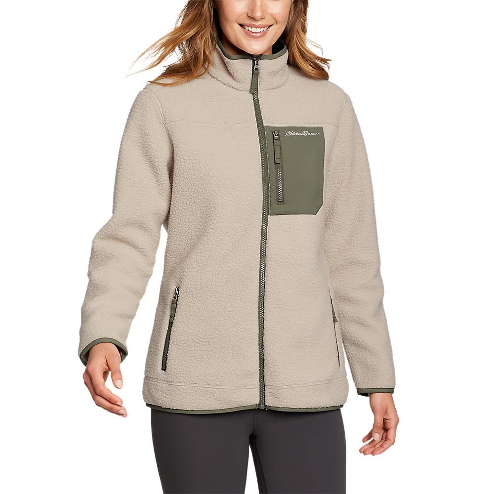 Eddie Bauer Women's Quest 300 Fleece Jacket - Lightweight Warm Winter Coat for Hiking, Camping & Outdoor Activities