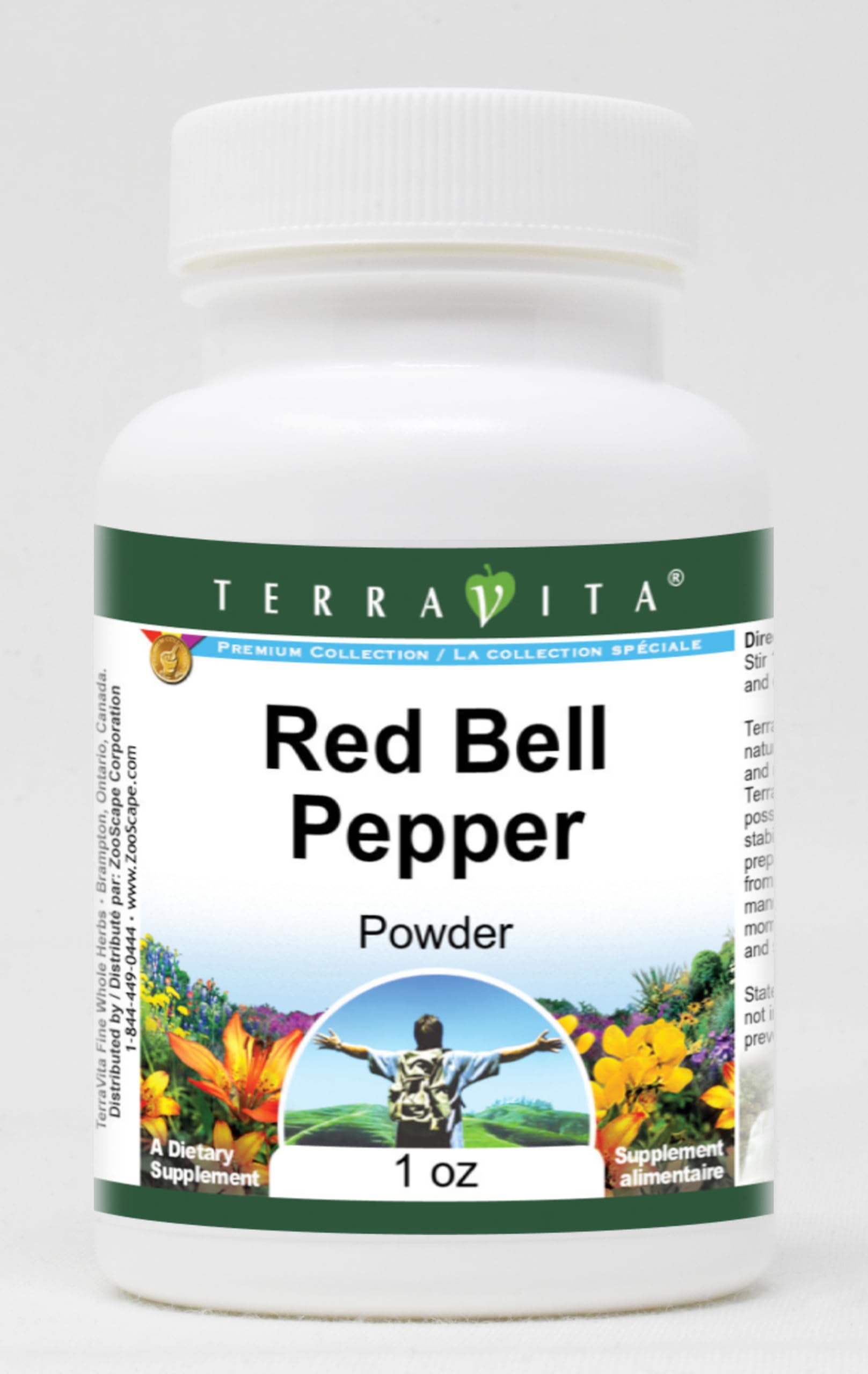 Organic Red Bell Pepper Powder 1 oz - Non-GMO, Gluten-Free, Vegan - Perfect for Seasoning, Soups, Sauces & DIY Spice Blends