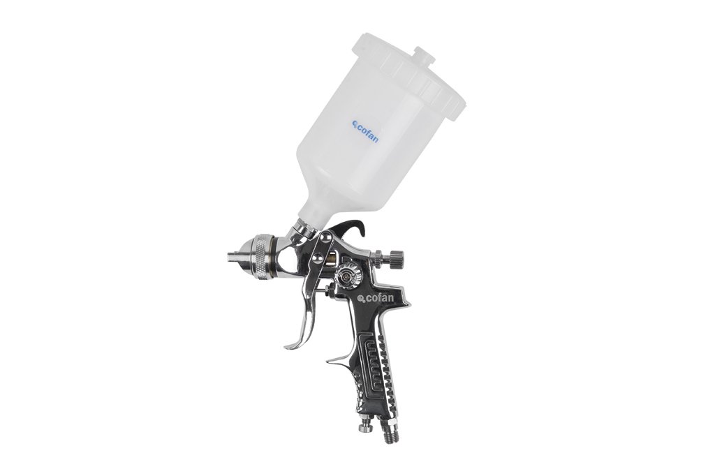 600cc Paint Spray Gun with Steel Nozzle - High Efficiency Air Spray Gun for Smooth, Even Coating - Perfect for DIY Projects, Furniture Refinishing, and Automotive Painting