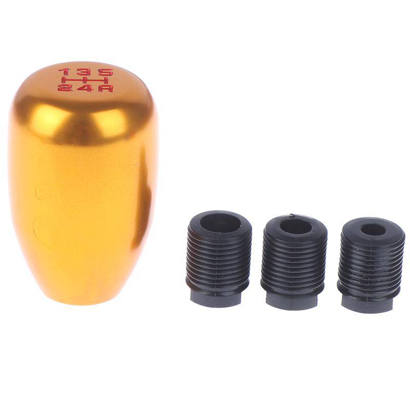 Black JDM Style Shift Knob - Aluminum Manual Transmission Gear Shift Knob for 5-Speed Cars - Perfect for Racing, Drifting & Car Enthusiasts