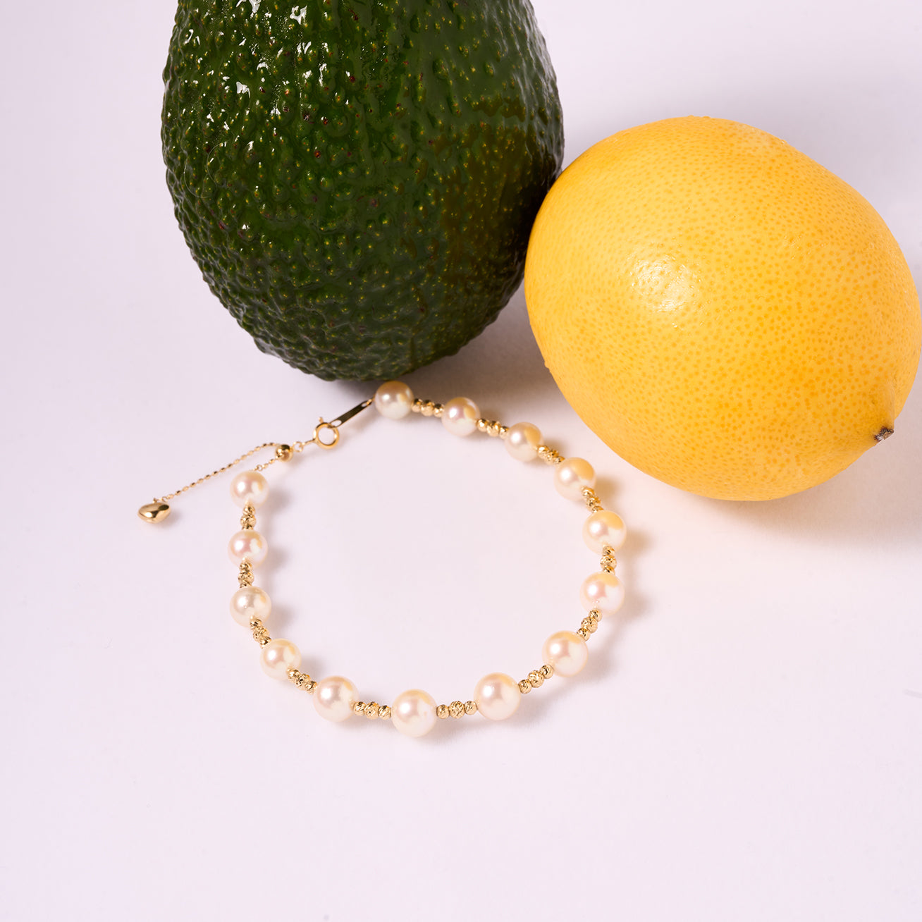 18K Solid Gold Akoya Pearl Bracelet for Women - Elegant Pearl Jewelry Gift for Anniversary, Birthday & Special Occasions | KB00045