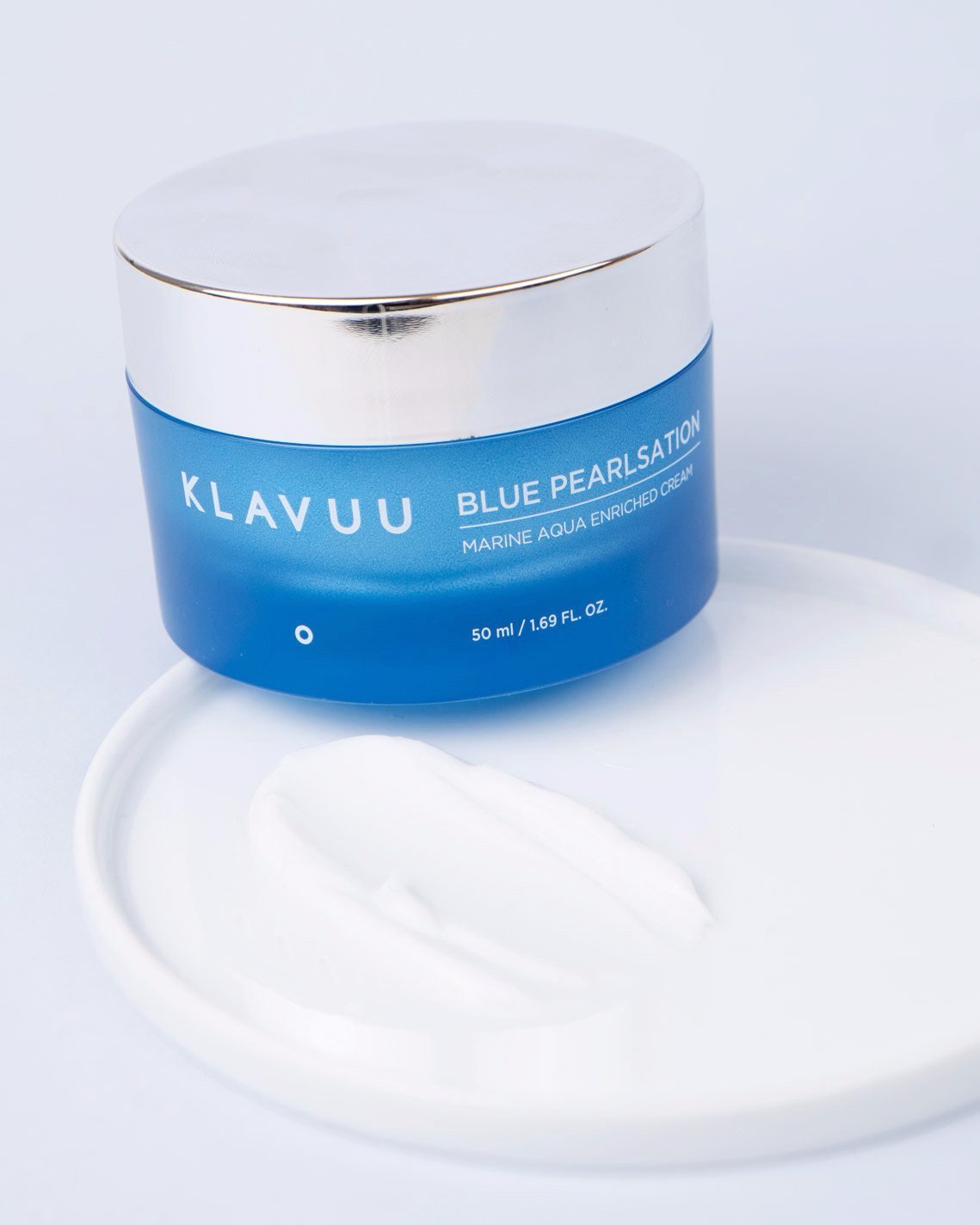Blue Pearlsation Marine Aqua Enriched Cream - Hydrating Face Moisturizer with Marine Collagen & Pearl Extract for Glowing Skin | Day & Night Cream for Dry, Sensitive Skin | Perfect for Daily Skincare Routine & Anti-Aging Care