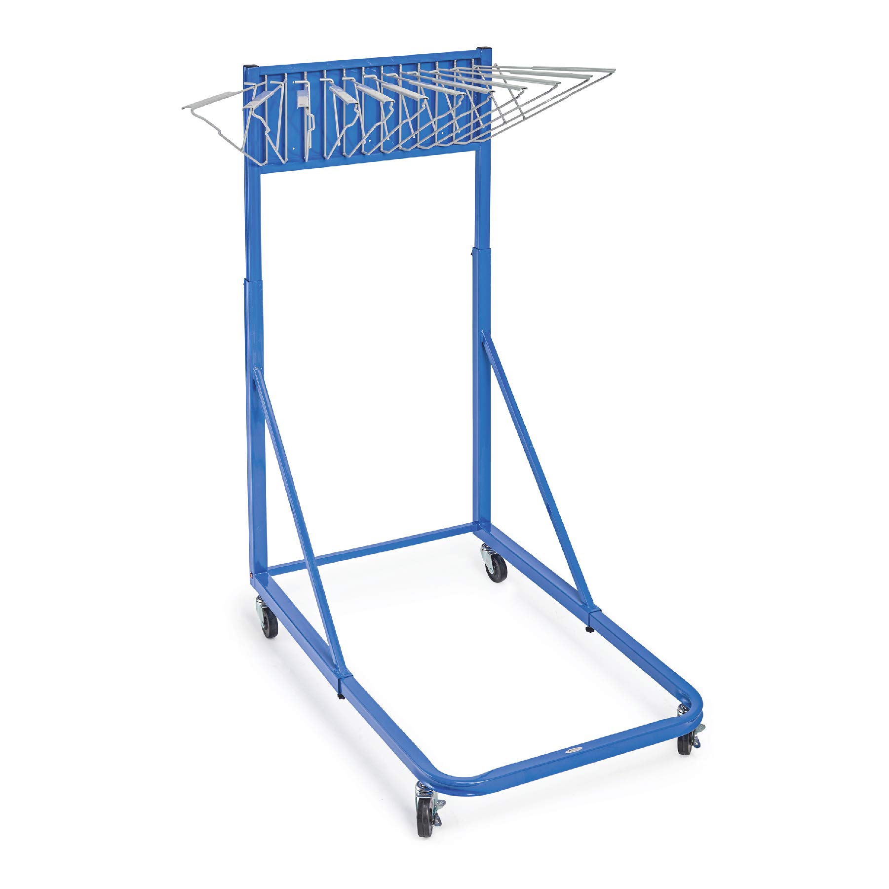Adir Mobile Blueprint Holder - Heavy Duty Construction Plan Rack, Wall Mounted Map Organizer & Poster Display Stand for Jobsite, Office & Home Use - Perfect for Architects, Engineers & Contractors (Without Clamps)