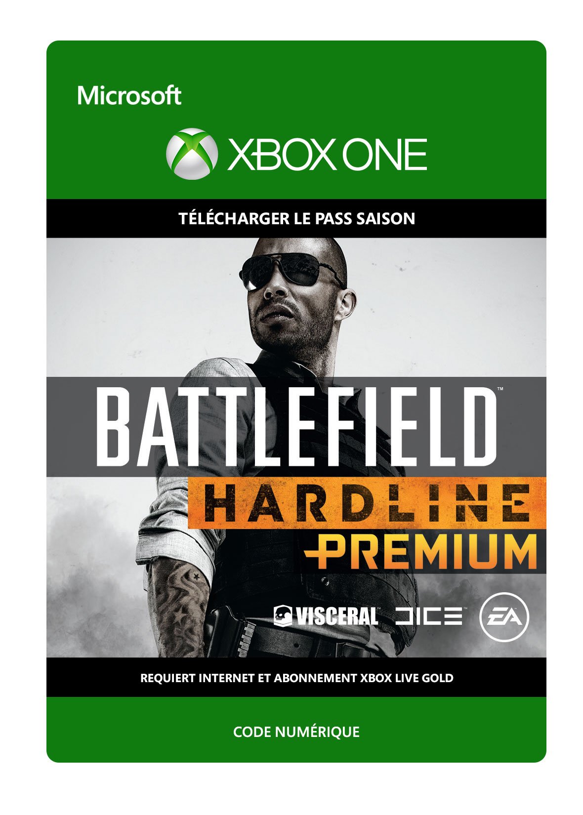 Battlefield Hardline Premium Edition - Xbox One Digital Download Code | First-Person Shooter Game for Action & Adventure Gaming