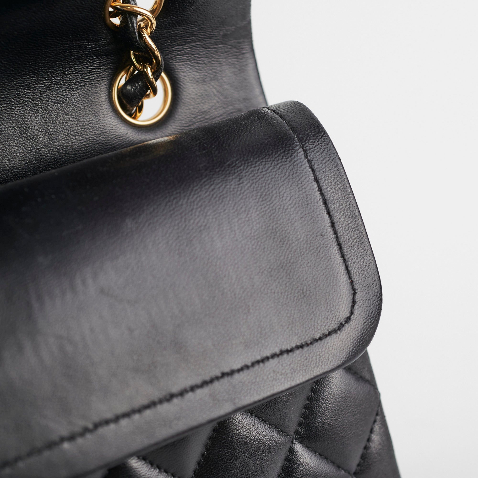 Chanel Classic Double Flap Bag Medium/Large Size - Timeless Black Leather Handbag for Women | Perfect for Work, Evening Events & Luxury Gift Giving
