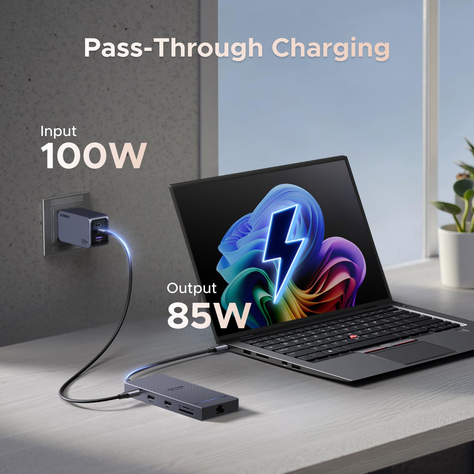 UGREEN Revodok Pro 2102 10-in-1 USB C Docking Station with 4K HDMI, Ethernet, USB 3.0 Ports - Perfect for MacBook Pro, Dell XPS, HP Laptop & Home Office Setup