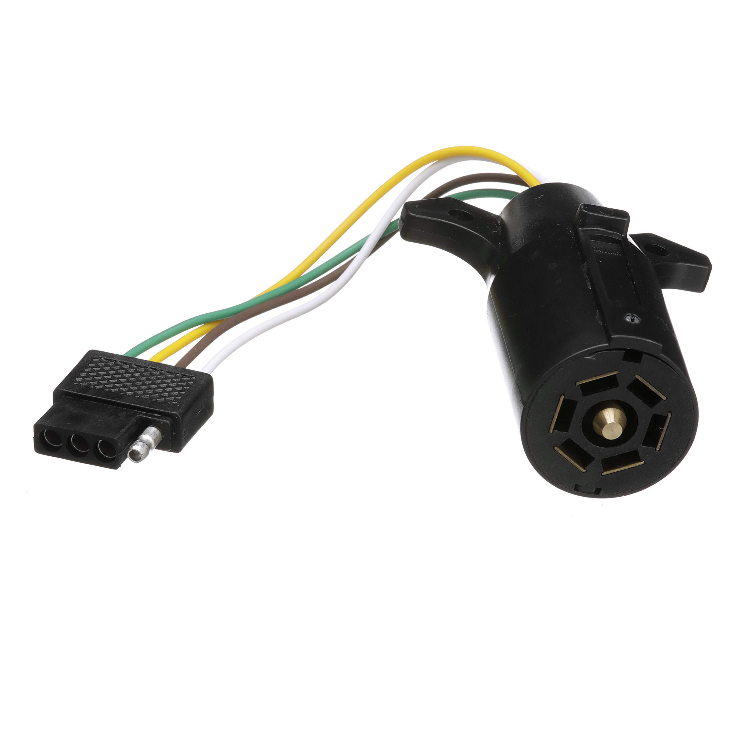 Seachoice 7-Way Trailer Wiring Connector - Heavy Duty Weatherproof Electrical Plug for Boat, RV & Utility Trailers - Perfect for Towing, Camping & Marine Applications