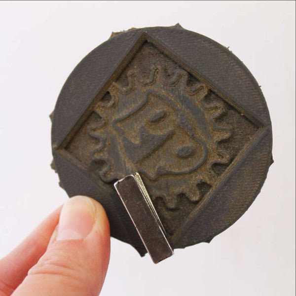 Premium 1.75mm Composite PLA Filament with Rustable Magnetic Iron Properties - Perfect for 3D Printing, DIY Projects & Industrial Prototyping