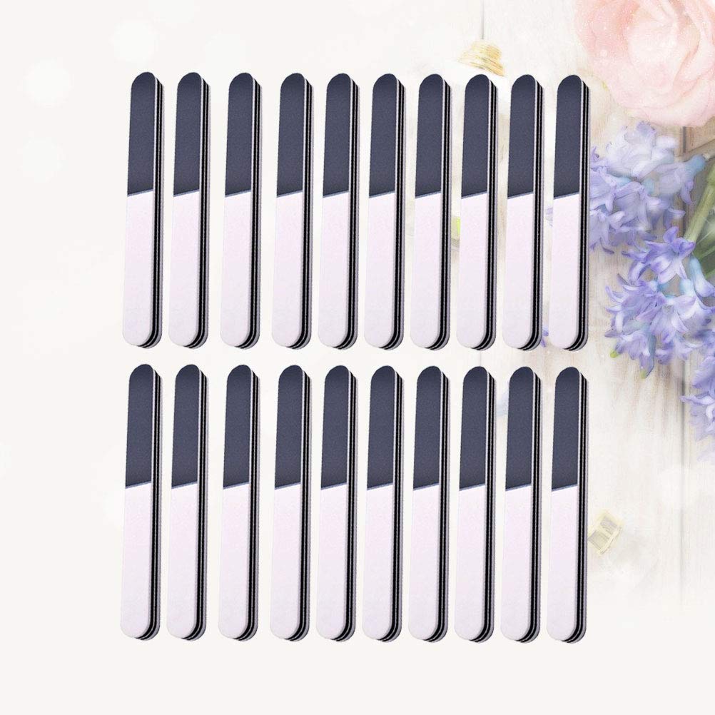 20PCS Nail Buffer & File Set - Professional Sponge Nail File Boards for Smoothing, Shaping & Polishing - Perfect for Manicure, Pedicure & At-Home Nail Care