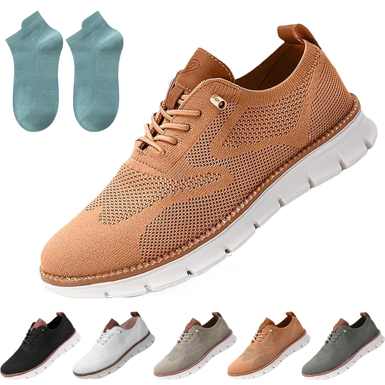 Breeze Men's Comfortable Orthopedic Shoes - Ultra Lightweight Urban Walking Shoes for Men | Perfect for Daily Wear, Work & Travel