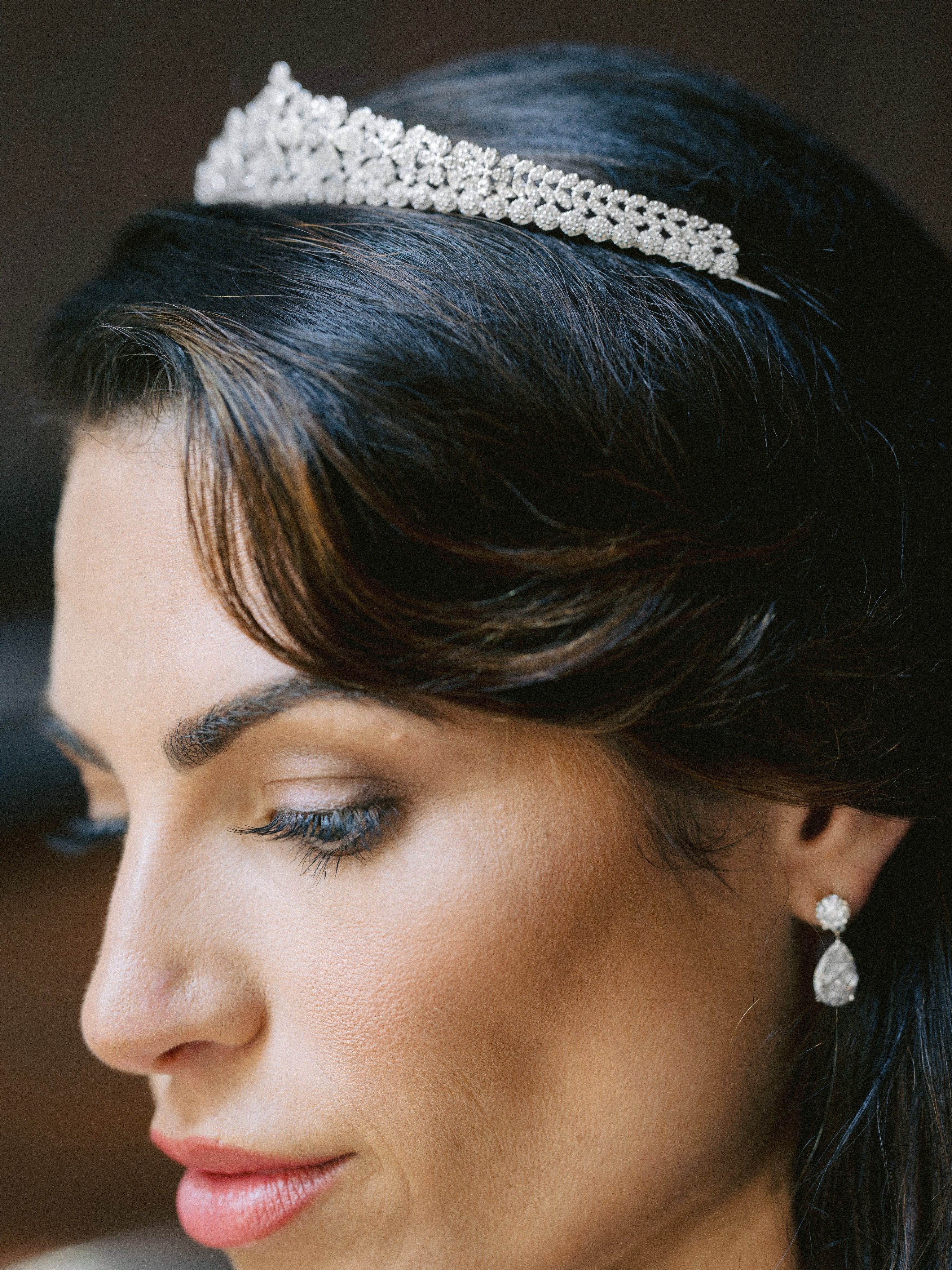 PAULETTE Petite Tiara - Elegant Small Crown for Women | Perfect for Weddings, Pageants & Special Occasions