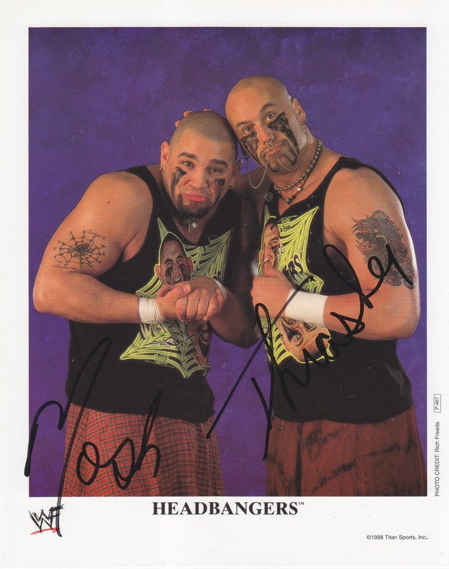 1998 Headbangers P467 Signed Collectible Action Figure - Rare Vintage Wrestling Memorabilia for Fans & Collectors - Perfect for Display, Gifts, and Wrestling Enthusiast Collections