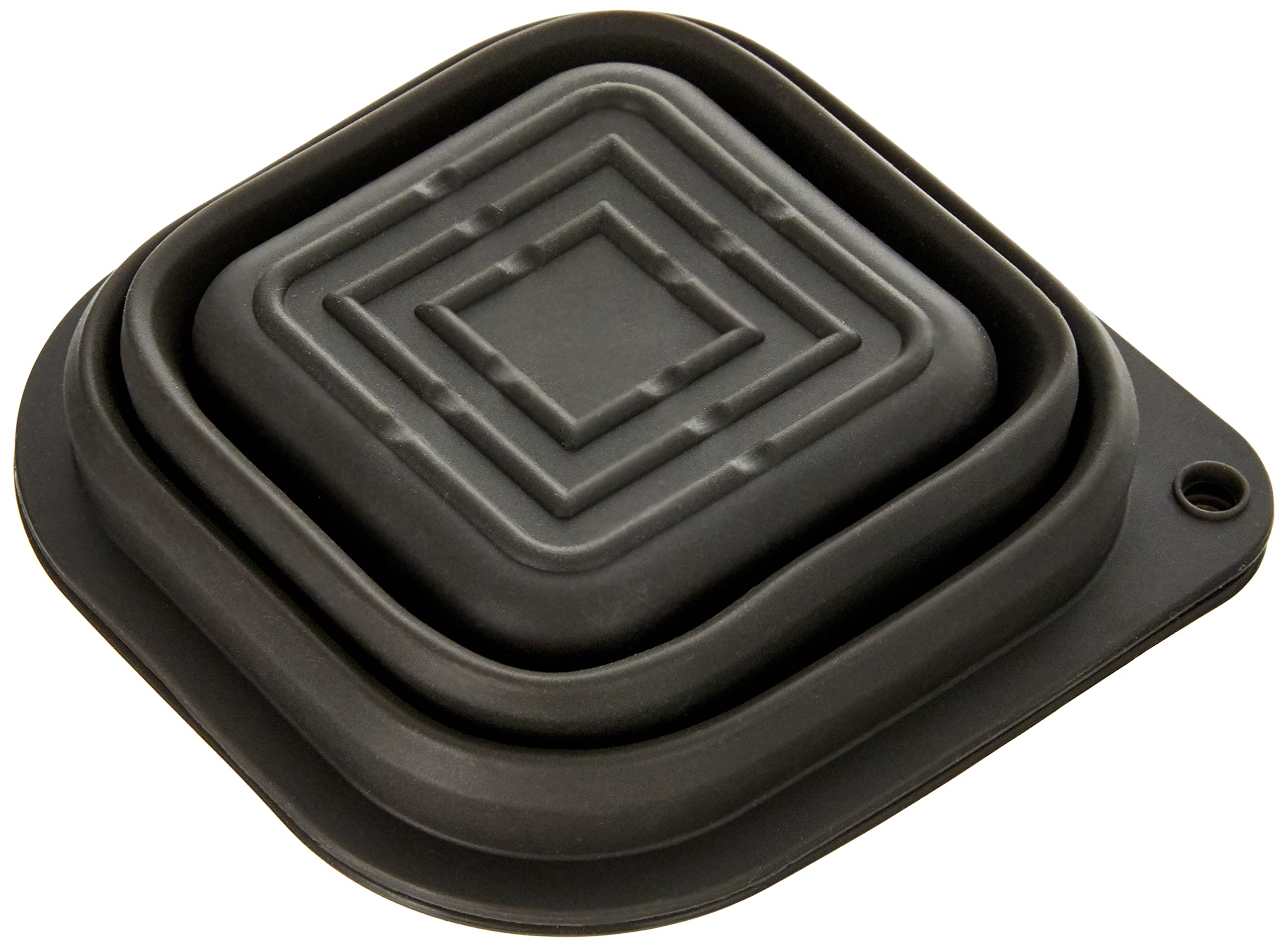 Sambonet Collapsible Silicone Kitchen Storage Container - Grey | Space-Saving Foldable Food Container for Pantry, Fridge & Travel | BPA-Free & Dishwasher Safe