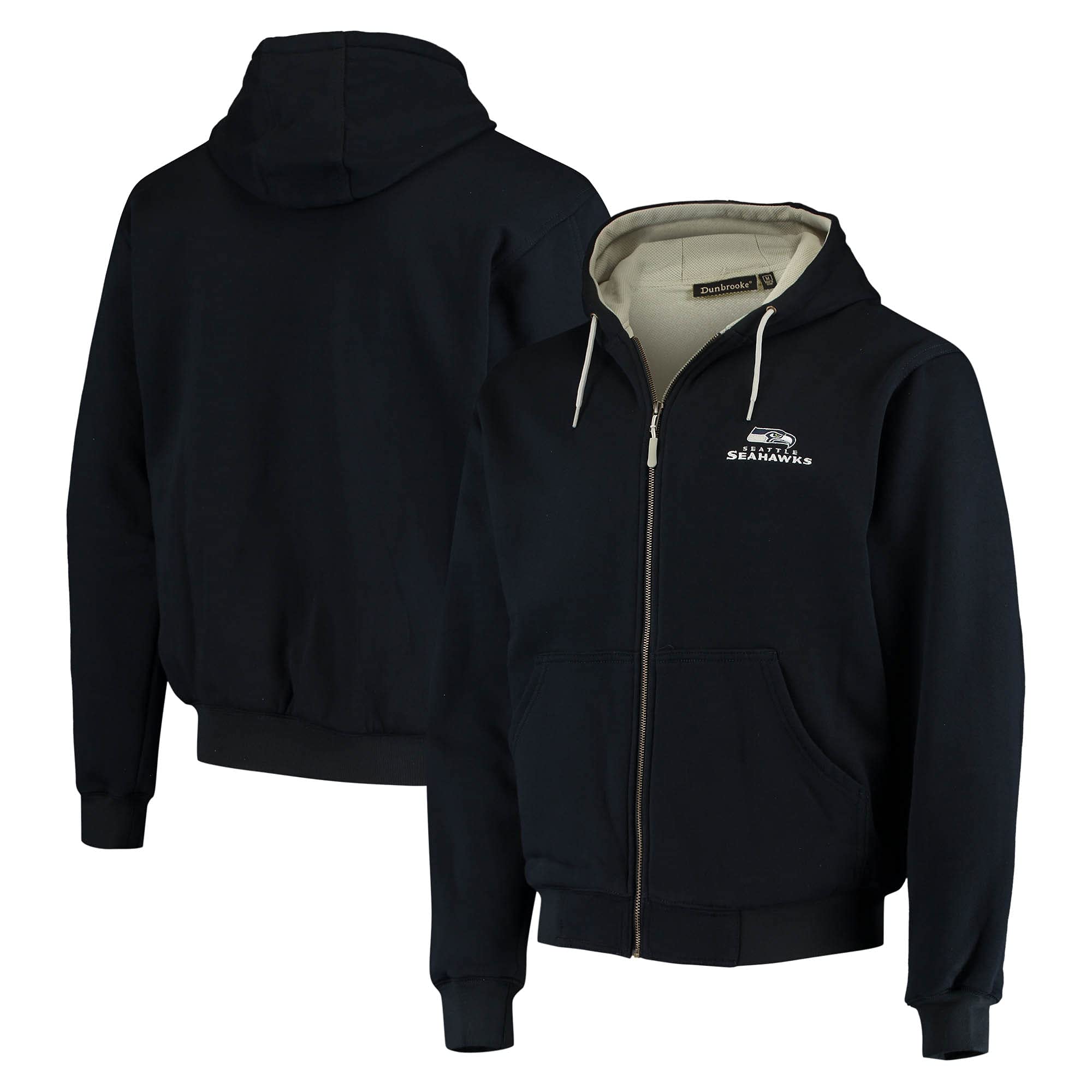 Men's Craftsman Full Zip Thermal Hoodie - Heavy Duty Workwear for Cold Weather - Perfect for Construction, Outdoor Jobs & Winter Activities
