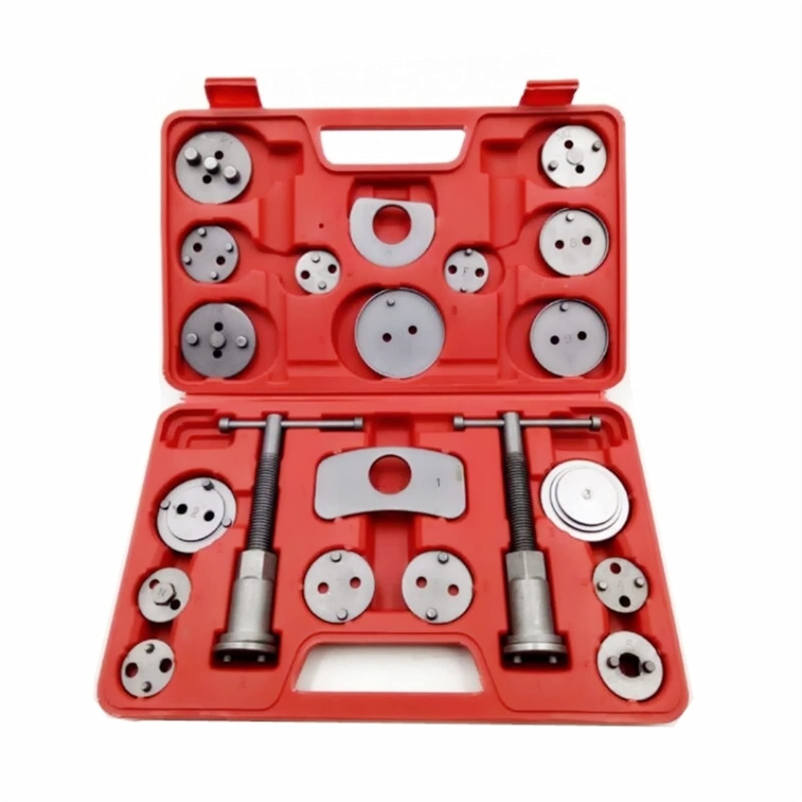 21PCS Universal Hydraulic Brake Caliper Piston Tool Set - Wind Back Rewind Kit for Disc Brakes on Cars, Sedans & Vehicles | Professional Auto Repair, DIY Maintenance & Brake System Service