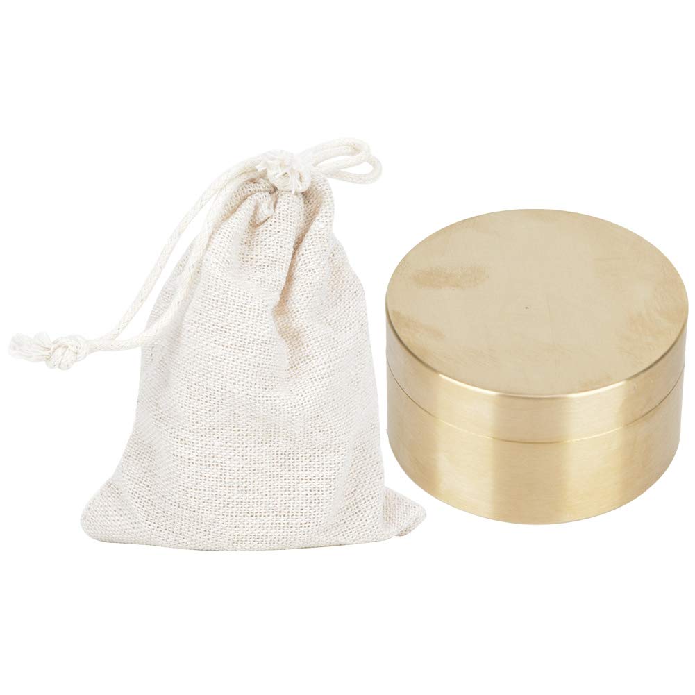Tbest Waterproof Round Metal Jewelry Storage Box - Sealed Dustproof & Moisture-Proof Container for Pills, Jewelry & Small Valuables | Perfect for Travel, Home Organization & Medicine Storage