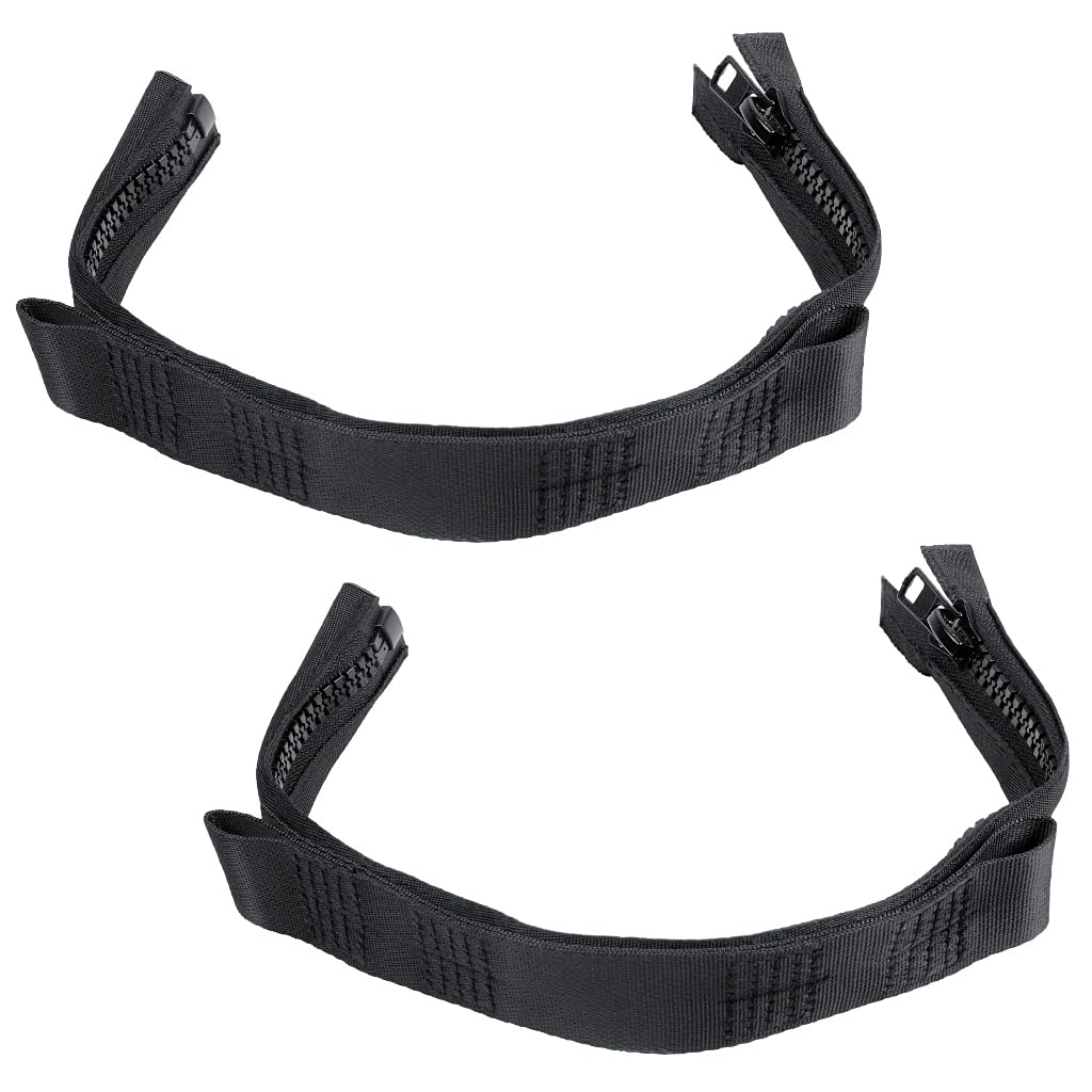 Heavy Duty Jeep Wrangler Door Limiting Straps (2PCS) - Adjustable Zippered Loom Design with Wireless Protection Harness | Fits Jeep Wrangler 1987-2024 Models | Perfect for Off-Roading, Trail Riding & Jeep Door Protection