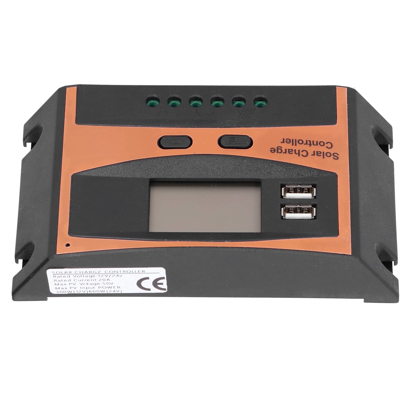 20A Waterproof Solar Panel Charge Controller - High Efficiency MPPT for Garden, Outdoor & Courtyard Use | Perfect for Solar Lighting, Water Features & Off-Grid Power Systems