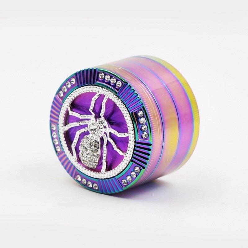 Premium 4-Layer Animal Design Tobacco Grinder - 63mm & 52mm Rainbow Zinc Alloy Herb Crusher for Weed, Spices, and Herbs - Perfect for Home Use, Travel, and Outdoor Activities