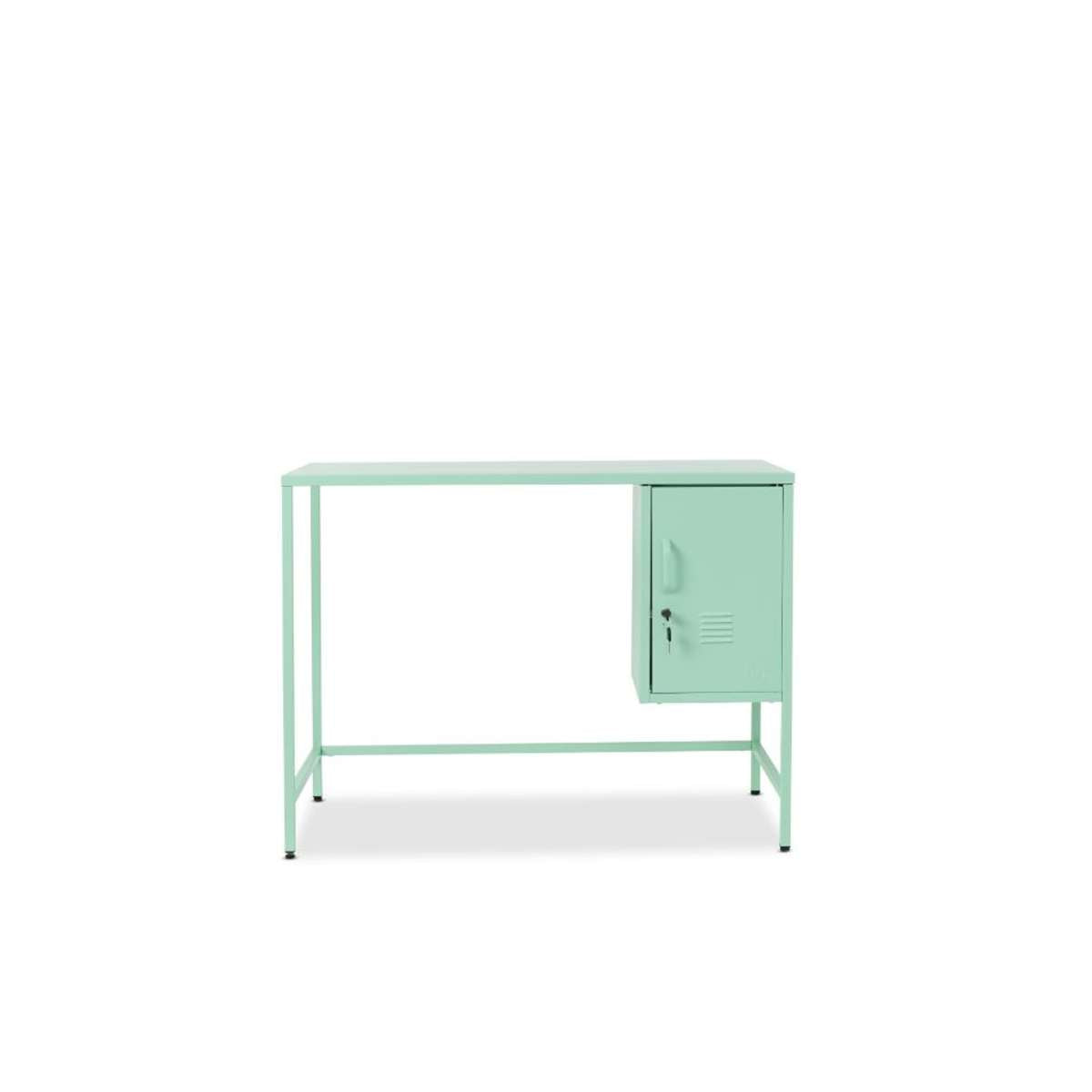 Mocka Original Locker Desk in Mint Green - Stylish Study Desk with Storage for Kids & Teens - Perfect for Bedroom, Dorm Room or Home Office Organization