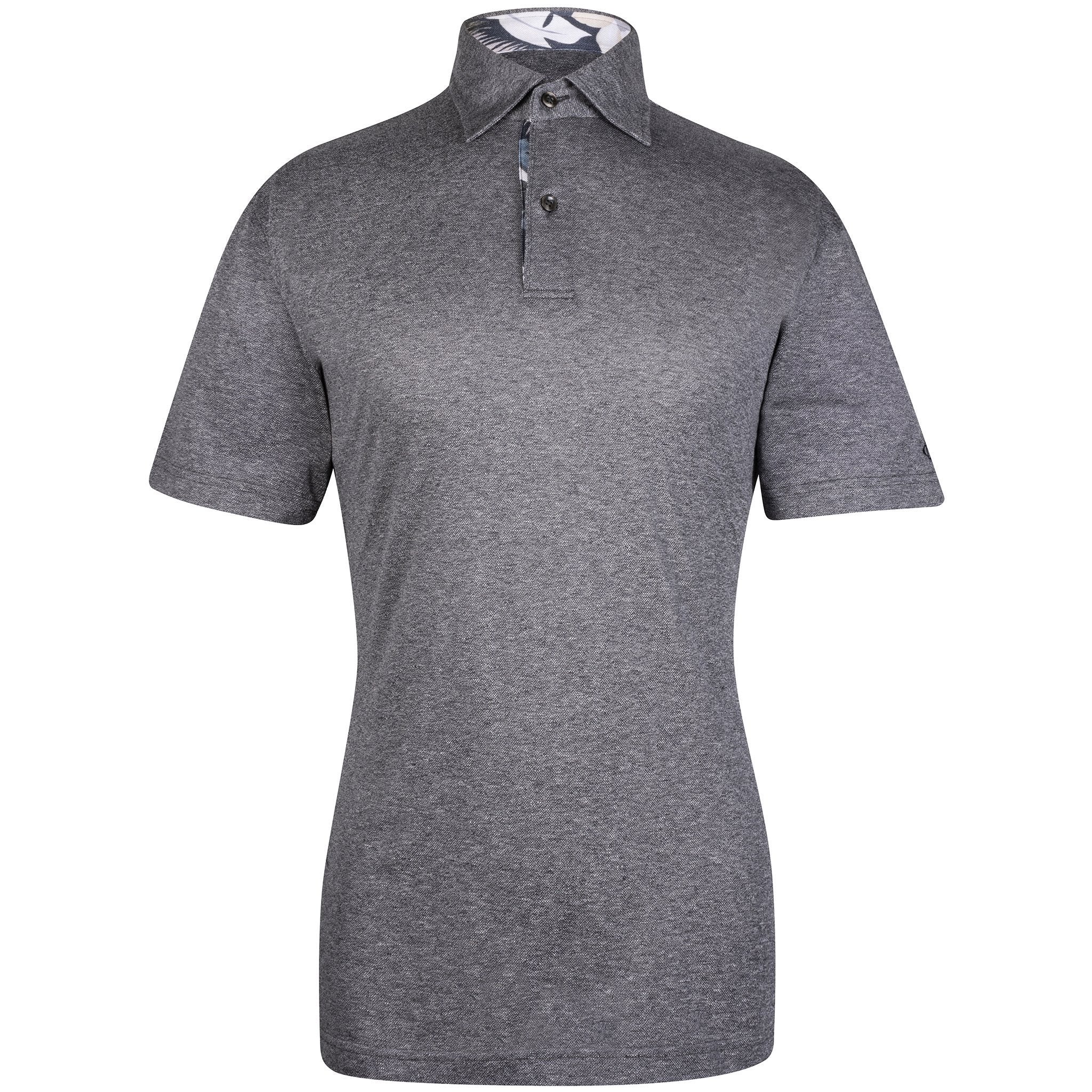 Henry Grey Pique Polo Shirt for Men - Classic Cotton Casual Wear for Golf, Business & Everyday Outfits
