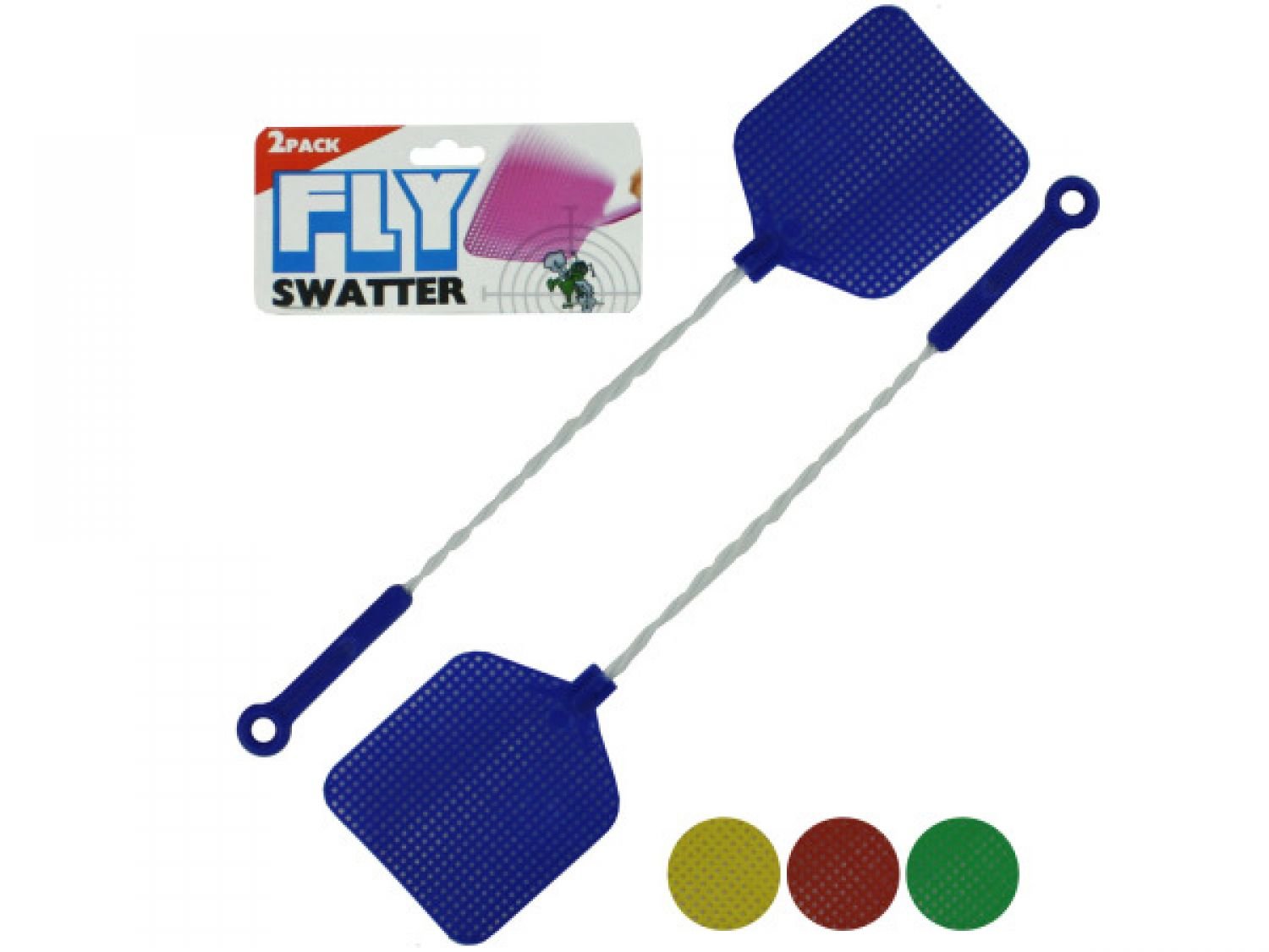 72 Pack Bulk Fly Swatters with Durable Wire Handles - Effective Pest Control for Home, Kitchen, Restaurant & Outdoor Use - Essential Household Supplies for Mosquito & Insect Protection