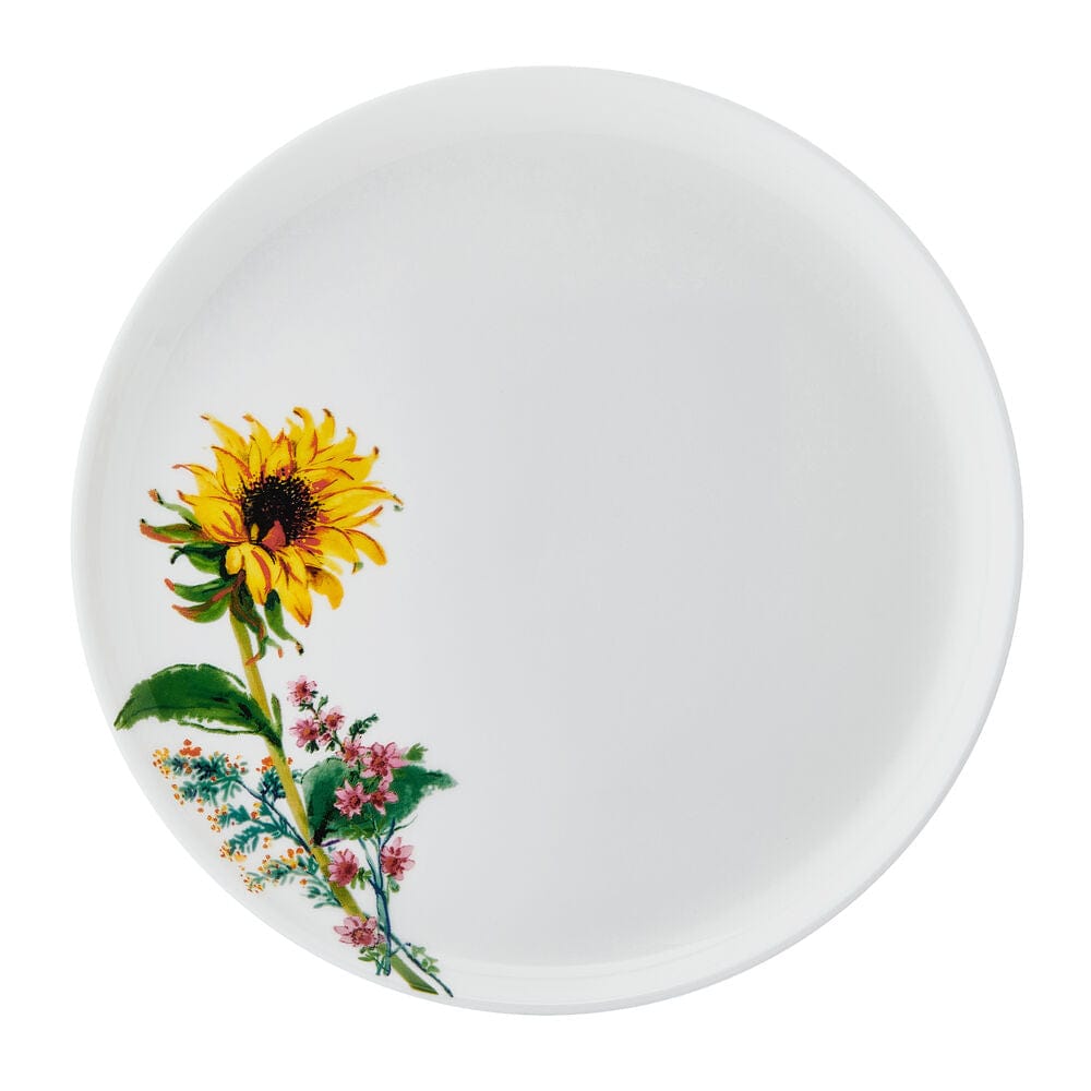Garden of Petals 12-Piece Dinnerware Set - Porcelain Tableware Service for 4, Elegant Dinner Plates, Salad Plates, Bowls & Mugs - Perfect for Family Dinners, Holiday Entertaining & Restaurant-Style Dining