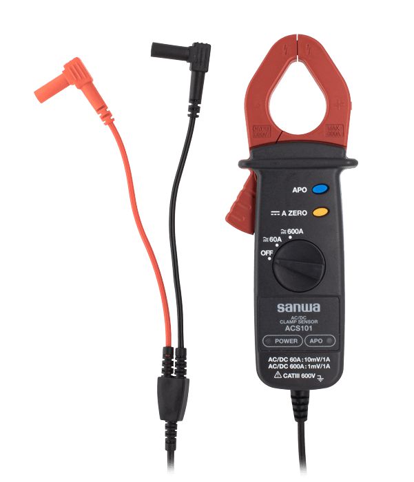 ACS101 Clamp Current Sensor - High Accuracy AC/DC Current Measurement for Industrial, HVAC, and Electrical Maintenance